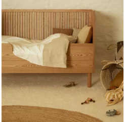 Lit Bébé évolutif Hai No Ki - Frêne -LES ENFANTS DU DESIGN Soldes lit bebe evolutif 70x140 hai no ki quax 6 1264x1234