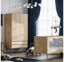 VOX Lit Bébé évolutif 70 X 140 Bosque - Chêne -LES ENFANTS DU DESIGN Soldes lit bebe evolutif bosque vox chene 2 1264x1234