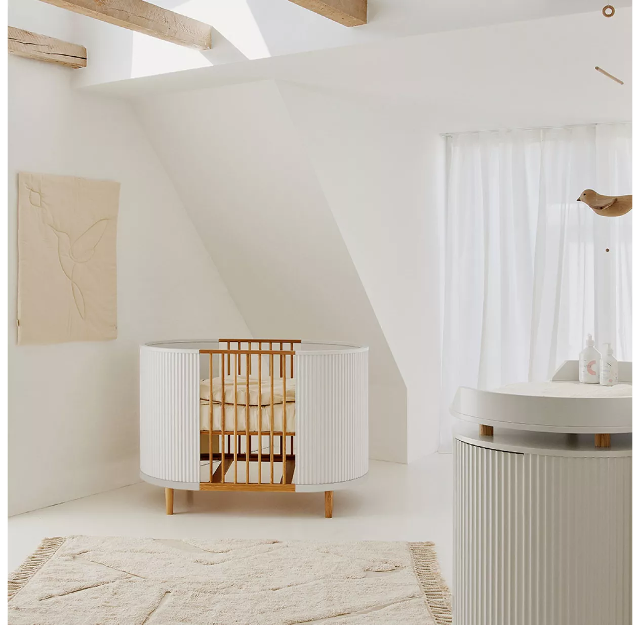 Lit Bébé évolutif KAI - Blanc 4 Lit Bébé évolutif KAI - Blanc – Image 2