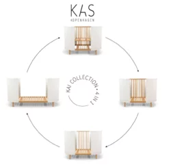 Lit Bébé évolutif KAI - Blanc 10 Lit Bébé évolutif KAI - Blanc -LES ENFANTS DU DESIGN Soldes lit bebe evolutif kai blanc kas kopenhagen 3 1264x1234