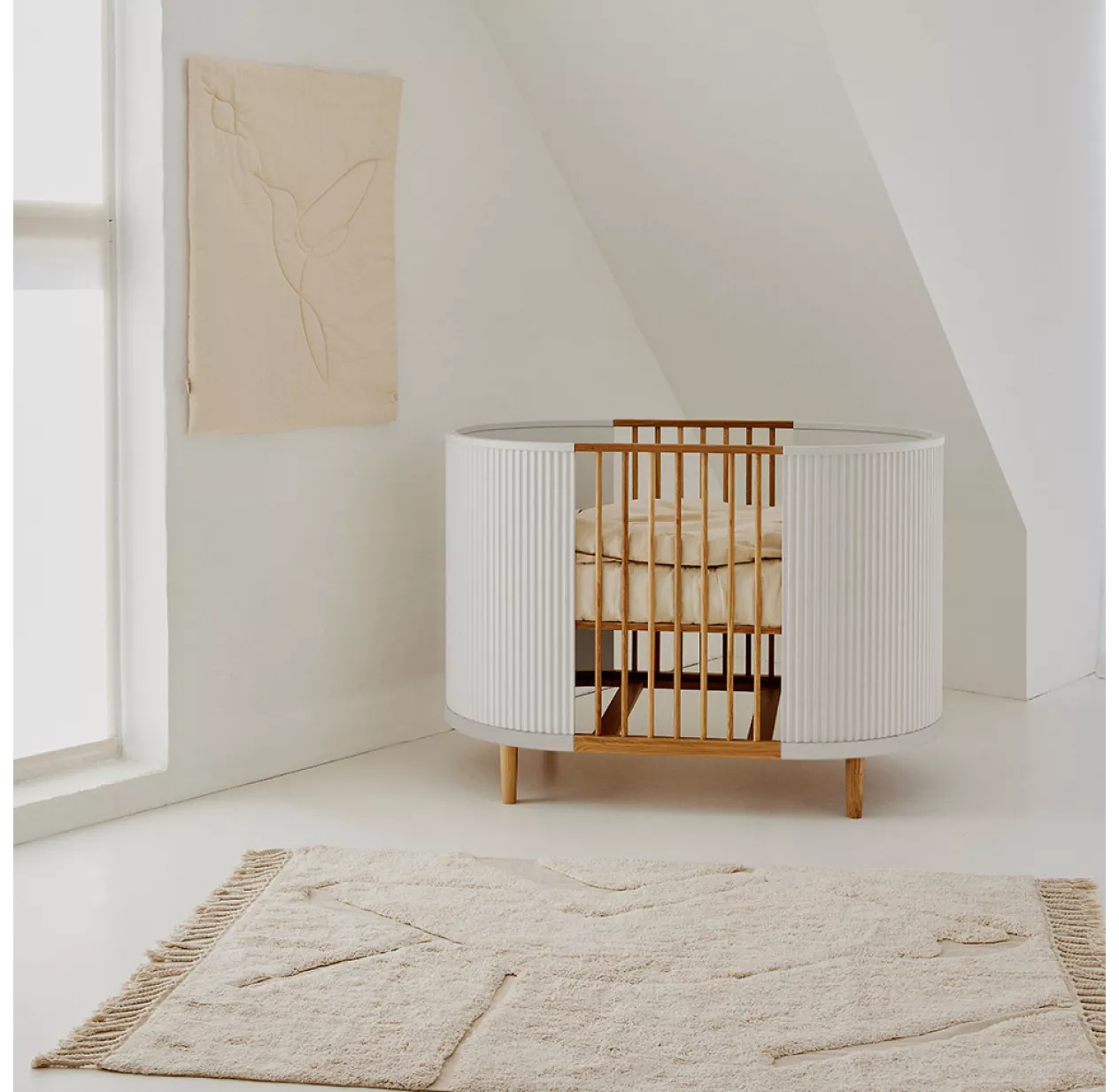 Lit Bébé évolutif KAI - Blanc 6 Lit Bébé évolutif KAI - Blanc – Image 4