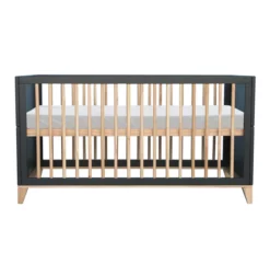 Lit Bébé évolutif Bois Et Cannage Rotin Nami 70x140cm - Noir 13 Lit Bébé évolutif Bois Et Cannage Rotin Nami 70x140cm - Noir -LES ENFANTS DU DESIGN Soldes lit bebe evolutif rotin nami anthracite 70x140 theo 4 1264x1234