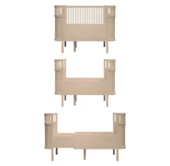 Sebra Lit Bébé évolutif - Hêtre 15 Sebra Lit Bébé évolutif - Hêtre -LES ENFANTS DU DESIGN Soldes lit bebe evolutif sebra bois 7 1264x1234