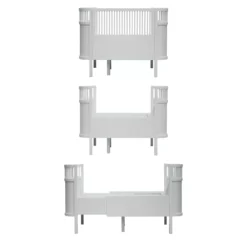 Sebra Lit Bébé évolutif - Jetty Beige 8 Sebra Lit Bébé évolutif - Jetty Beige -LES ENFANTS DU DESIGN Soldes lit bebe evolutif sebra mint 5 1264x1234 1