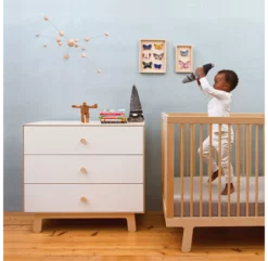 Lit Bébé évolutif Sparrow - Bouleau -LES ENFANTS DU DESIGN Soldes lit bebe evolutif sparrow bouleau oeuf nyc 4 1264x1234