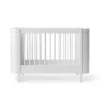 Lit Bébé évolutif 5 En 1 Mini+ Wood - Blanc -LES ENFANTS DU DESIGN Soldes lit bebe evolutif wood mini plus sans kit blanc oliver furniture 1 1264x1234