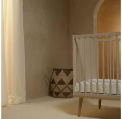 Lit Bébé Flow - Argile / Chêne -LES ENFANTS DU DESIGN Soldes lit bebe flow argile chene quax 4 1264x1234