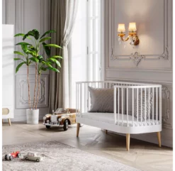 VOX Lit Bébé évolutif Paris - Blanc -LES ENFANTS DU DESIGN Soldes lit bebe paris vox blanc 4 1264x1234