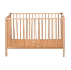 Lit Bébé Pliant Roméo - Hêtre Vernis -LES ENFANTS DU DESIGN Soldes lit bebe pliable romeo hetre combelle 7 1264x1234