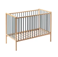 Lit Bébé Rémi - Bleu Gris