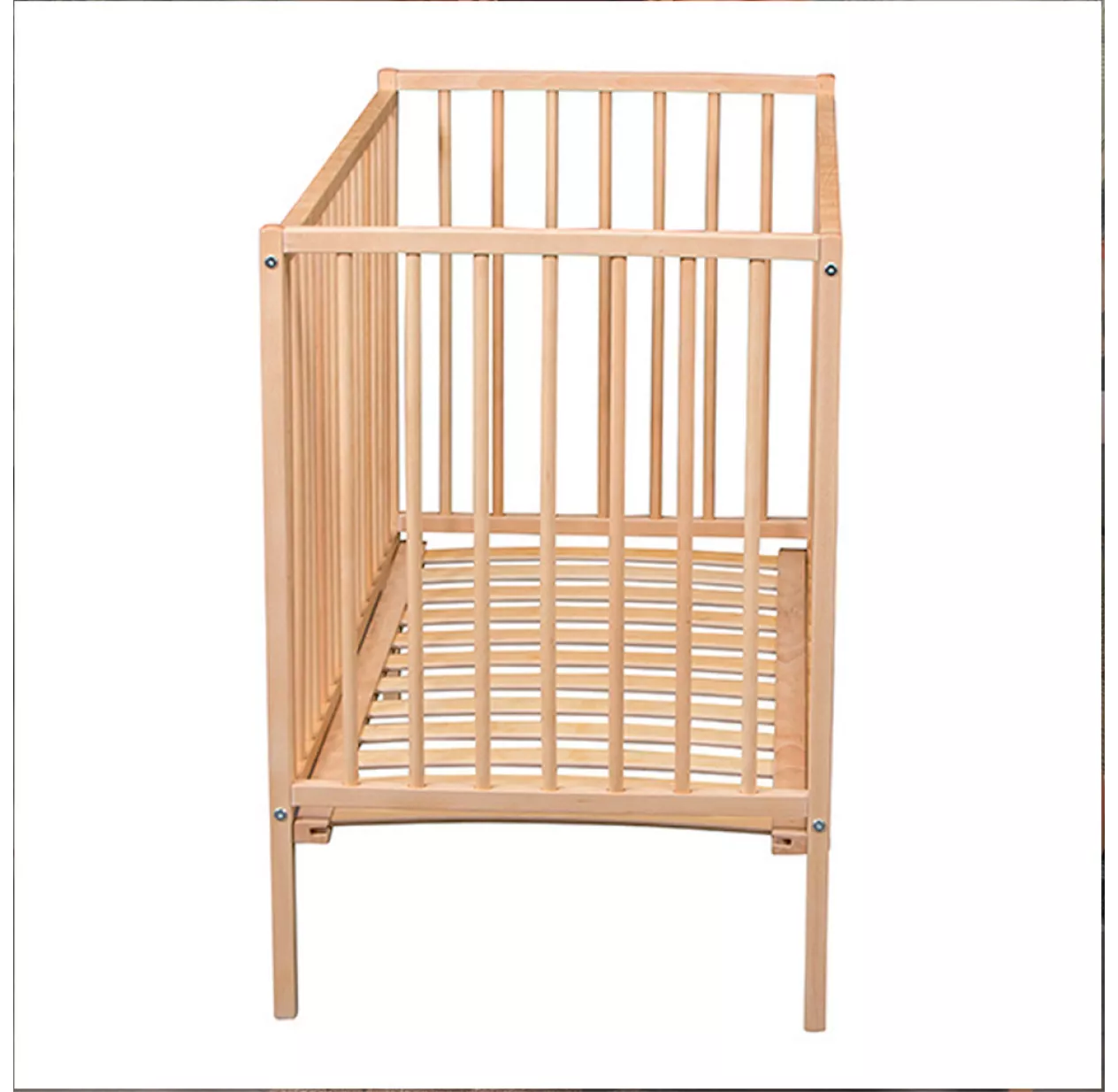 Lit Bébé Rémi - Hêtre Brut 6 Lit Bébé Rémi - Hêtre Brut – Image 4