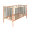 Lit Bébé Rémi - Gris -LES ENFANTS DU DESIGN Soldes lit bebe remi hetre gris combelle 1 1264x1234