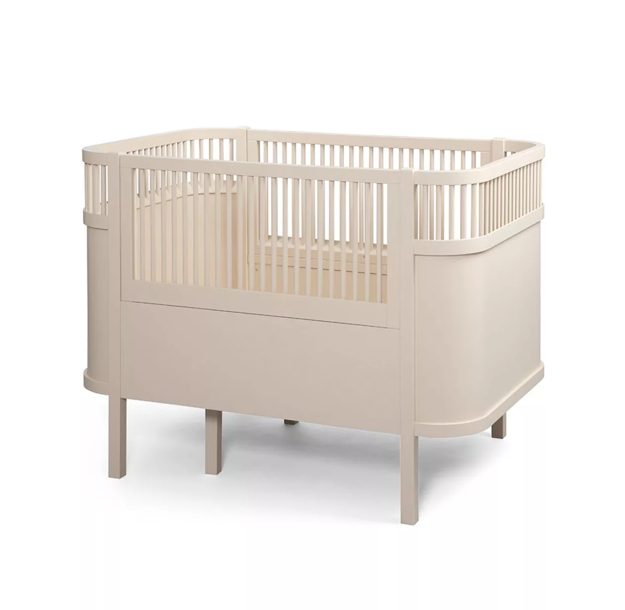 Sebra Lit Bébé évolutif - Beige Rosé 6 Sebra Lit Bébé évolutif - Beige Rosé – Image 4