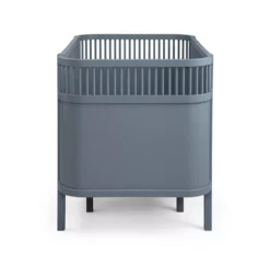 Sebra Lit Bébé évolutif - Bleu Foncé -LES ENFANTS DU DESIGN Soldes lit bebe sebra bleu fonce new 5 1264x1234