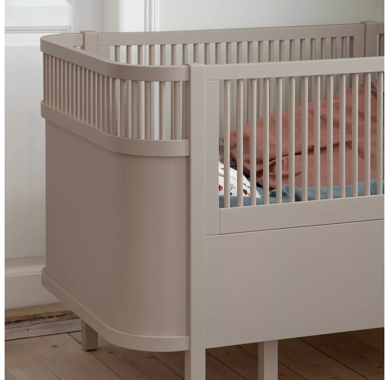 Sebra Lit Bébé évolutif - Jetty Beige 6 Sebra Lit Bébé évolutif - Jetty Beige – Image 4