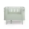 Sebra Lit Bébé évolutif - Mist Green -LES ENFANTS DU DESIGN Soldes lit bebe sebra mist green vert new 1 1264x1234