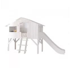 Lit Cabane Avec Toboggan - Blanc -LES ENFANTS DU DESIGN Soldes lit cabane avec toboggan blanc mathy by bols 3 1264x1234