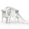 Lit Cabane Avec Toboggan - Gris Perle -LES ENFANTS DU DESIGN Soldes lit cabane avec toboggan gris perle mathy by bols 1 1264x1234