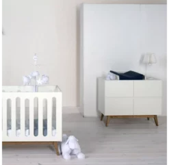 Lit Bébé Canapé Trendy 70 X 140 - Blanc -LES ENFANTS DU DESIGN Soldes lit canape bebe trendy quax 3 1264x1234