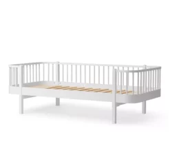 Lit Banquette Wood - Blanc -LES ENFANTS DU DESIGN Soldes lit enfant banquette wood blanc oliver furniture 3 1264x1234