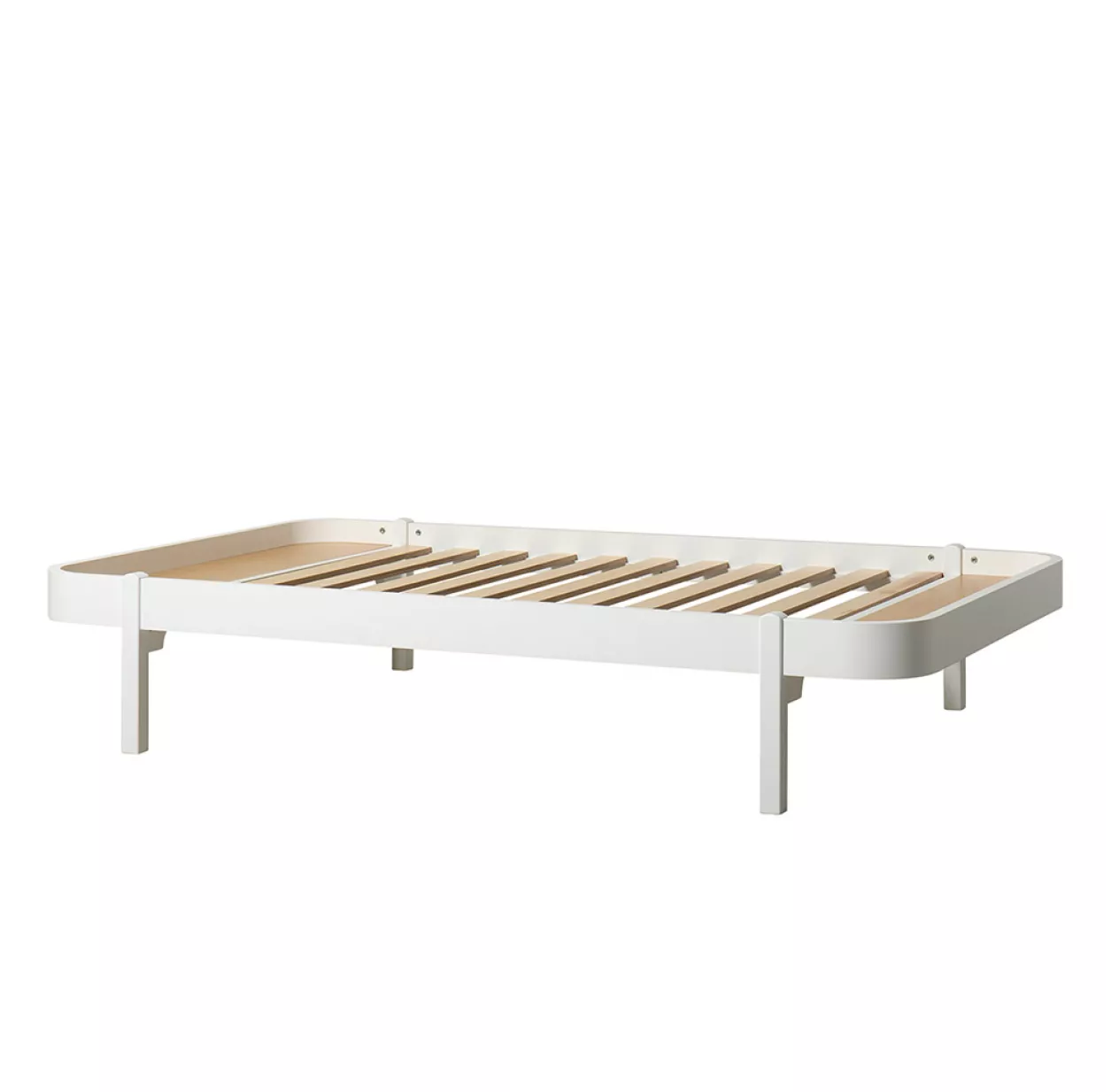 Lit Ado Wood Lounger 120x200 - Blanc 5 Lit Ado Wood Lounger 120x200 - Blanc – Image 3