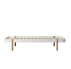 Lit Enfant Wood Lounger 90x200 - Chêne -LES ENFANTS DU DESIGN Soldes lit enfant wood lounger 90x200 oliver furniture bois 3 1264x1234