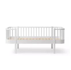 Lit Junior Banquette Wood - Blanc