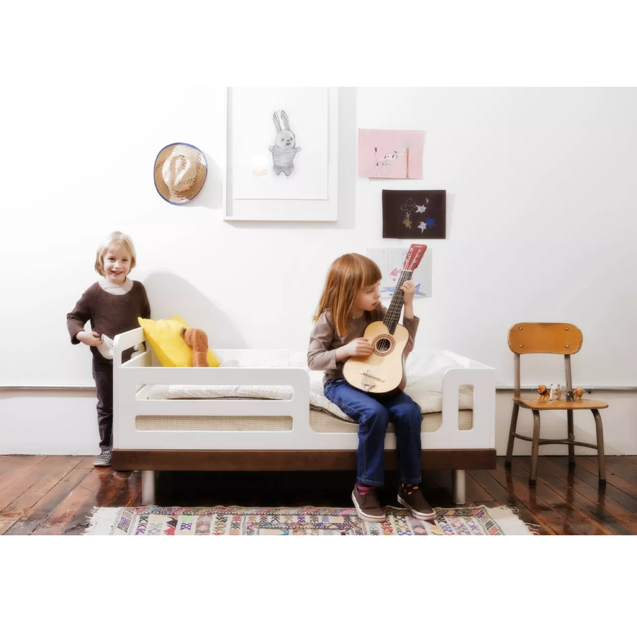 Lit Junior Classic - Noyer 5 Lit Junior Classic - Noyer – Image 3