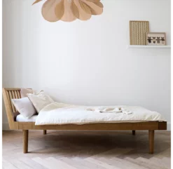 Lit Junior Eli Combi - Chêne Fumé -LES ENFANTS DU DESIGN Soldes lit junior combi eli avec tete de lit chene fume kas kopenhagen 2 1264x1234