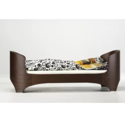 Lit évolutif Leander De 0 à 8 Ans - Noyer -LES ENFANTS DU DESIGN Soldes lit junior leander noyer 1264x1234