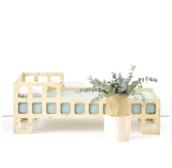 Lit Junior Lukaas - Mint -LES ENFANTS DU DESIGN Soldes lit junior lukaas mint xo in my room 5 1264x1234