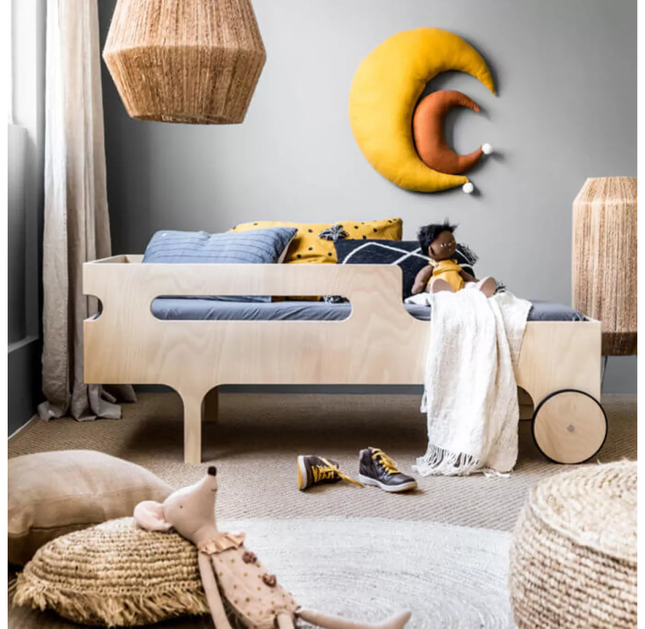 Lit Junior R Toddler Bed - Naturel 4 Lit Junior R Toddler Bed - Naturel – Image 2