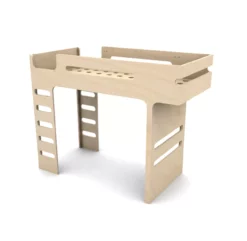 Lit Mezzanine F Bunk Bed - Naturel -LES ENFANTS DU DESIGN Soldes lit mezzanine f bunk bed rafa kids 1264x1234