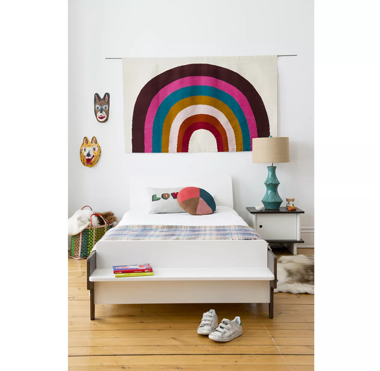 Lit Enfant River - Blanc/Noyer 6 Lit Enfant River - Blanc/Noyer – Image 4