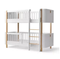 Lit Superposé Junior Wood Mini+ - Blanc/Chêne 10 Lit Superposé Junior Wood Mini+ - Blanc/Chêne -LES ENFANTS DU DESIGN Soldes lit superpose junior mini plus wood chene oliver furniture 3 1264x1234