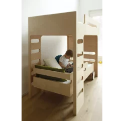 Lit Superposé F+ R Bed - Naturel -LES ENFANTS DU DESIGN Soldes lit superpose rafa kids 3 1264x1234