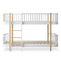 Lit Superposé Wood Original Bas - Chêne