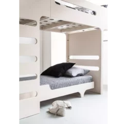 Lit Superposé F+ A Bed Et Son Matelas - Naturel 13 Lit Superposé F+ A Bed Et Son Matelas - Naturel -LES ENFANTS DU DESIGN Soldes lits superposes a and f beds rafa kids ceruse blanc 1 1264x1234