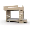 Lit Superposé F+ A Bed Et Son Matelas - Naturel -LES ENFANTS DU DESIGN Soldes lits superposes a and f beds rafa kids naturel 1264x1234 1