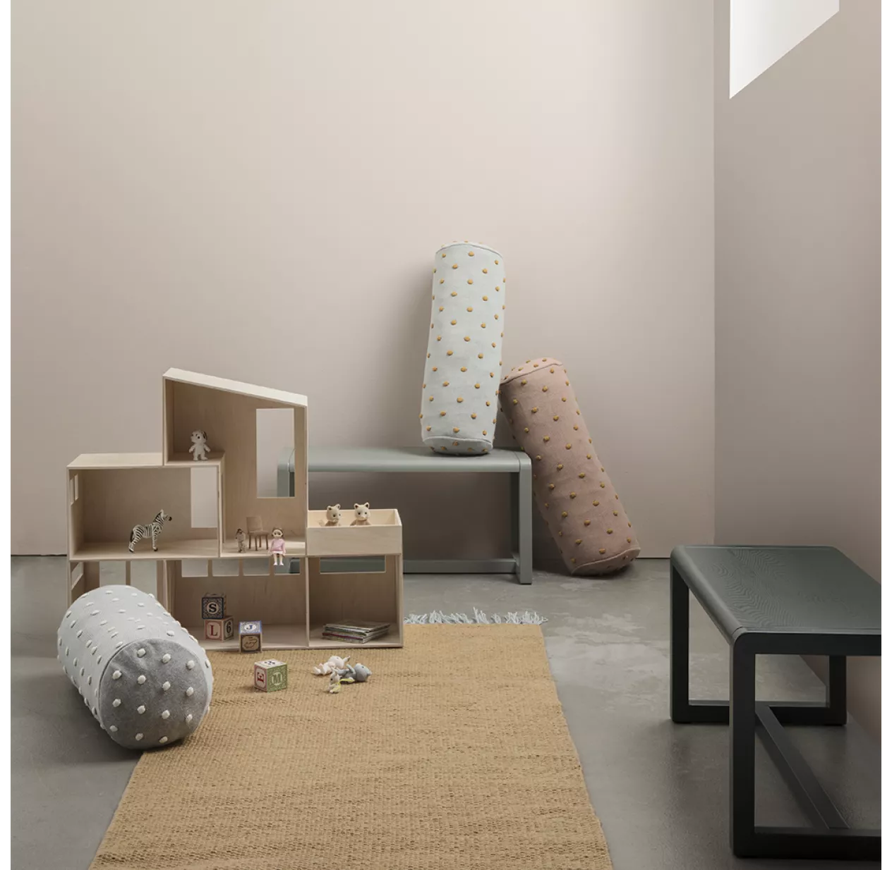 Ferm LIVING Banc Little Architect - Marine 4 Ferm LIVING Banc Little Architect - Marine – Image 2