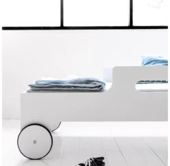 Lit Junior R Toddler Bed - Blanc -LES ENFANTS DU DESIGN Soldes new lit junior a roues white rafa kids 5 1264x1234