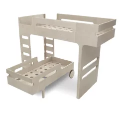 Lit Superposé F+ R Bed - Naturel -LES ENFANTS DU DESIGN Soldes new lit superpose rafa kids naturel blanc 1 1264x1234