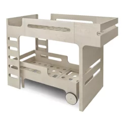 Lit Superposé F+ R Bed - Naturel -LES ENFANTS DU DESIGN Soldes new lit superpose rafa kids naturel blanc 2 1264x1234