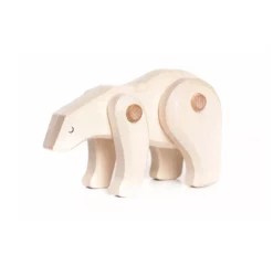 Ours Polaire En Bois Articulé