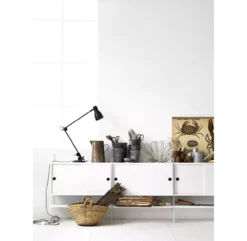 Portant Mural Au Sol 85 X 30 Cm - Noir -LES ENFANTS DU DESIGN Soldes pack 2 portants muraux sol etageres string blanc 85x30 2 1264x1234 3