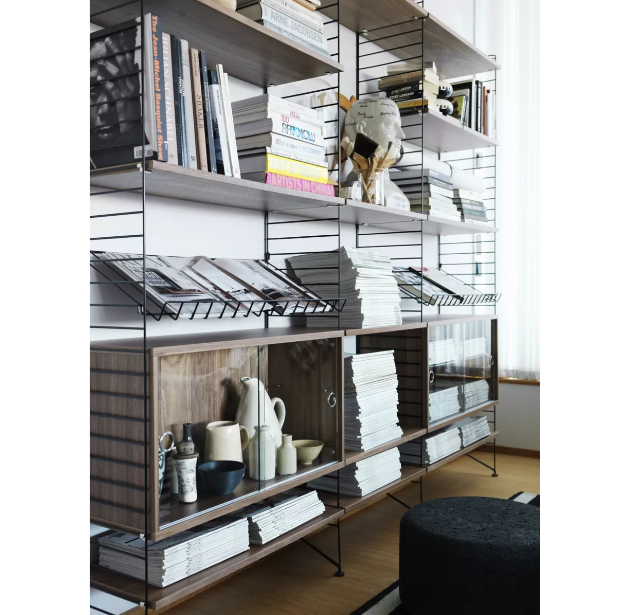 Porte Magazines - Blanc 4 Porte Magazines - Blanc – Image 2