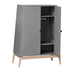 Leander Petite Armoire Luna - Gris -LES ENFANTS DU DESIGN Soldes petite armoire luna grise leander 5 1264x1234
