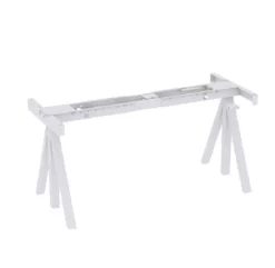 Piètement Réglable Pour Plateau Bureau - Blanc