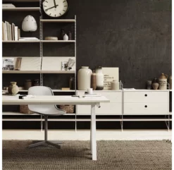 Piètement Réglable Pour Plateau Bureau - Blanc -LES ENFANTS DU DESIGN Soldes pietement string 4 1264x1234