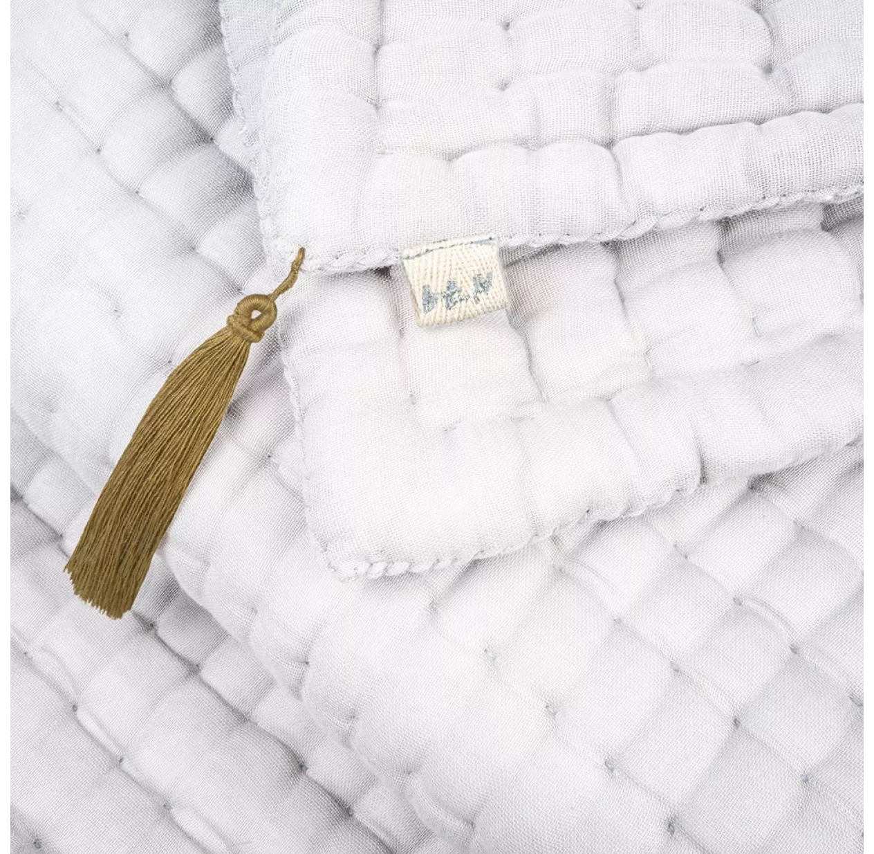 Plaid Tatami - Blanc 4 Plaid Tatami - Blanc – Image 2